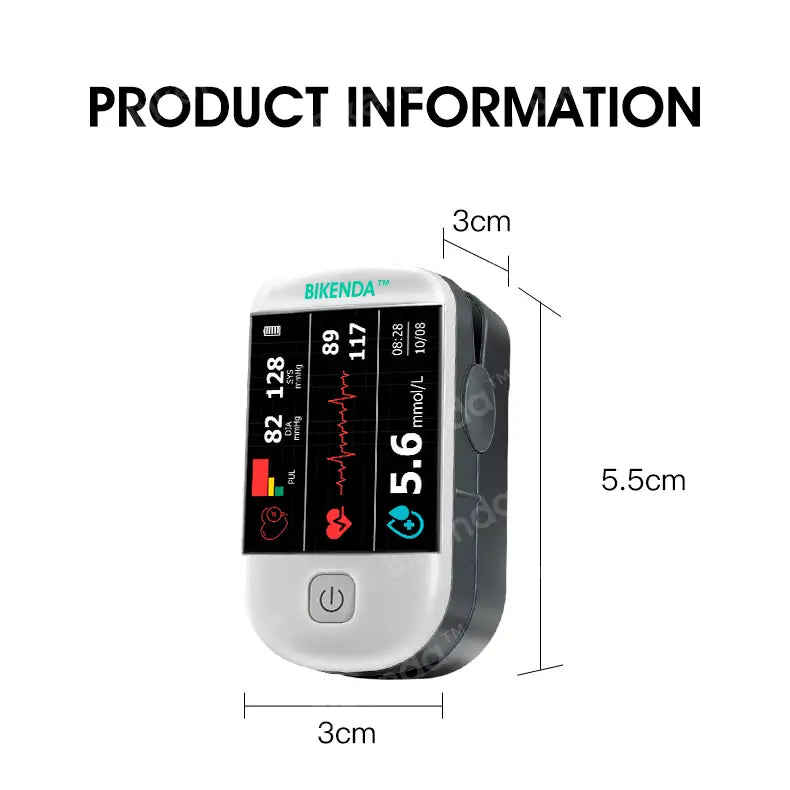 Bikenda™ Next-Generation Multifunctional Non-Invasive Laser Blood Glucose Meter