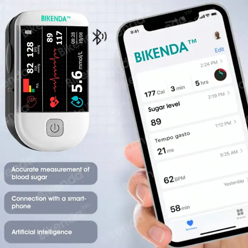 Bikenda™ Next-Generation Multifunctional Non-Invasive Laser Blood Glucose Meter